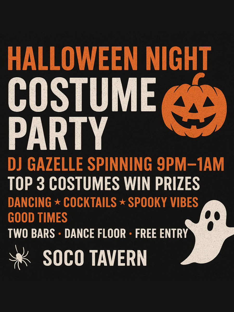 halloween night party flyer